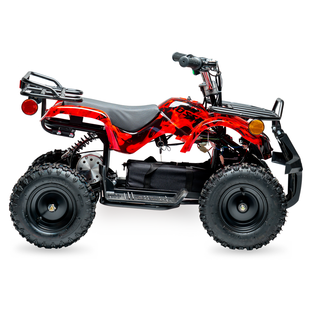 Rosso eQuad X 4wheeler Bundle Inferno Red Rosso Motors Canada
