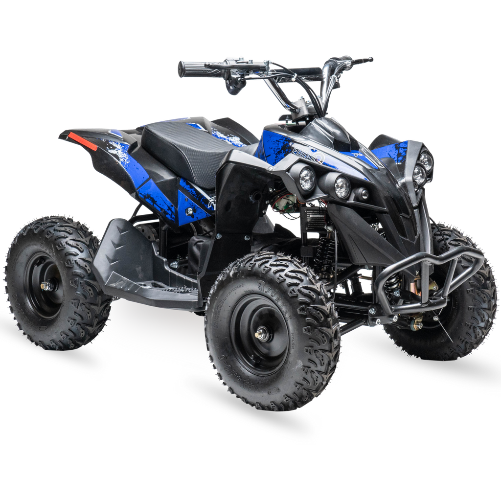 equad x inferno red 800w utility atv 4 wheeler for kids