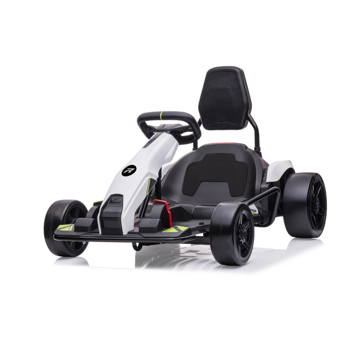 Rosso M3 ride-on Go Kart 4 Wheeler For Kids - Spectre White