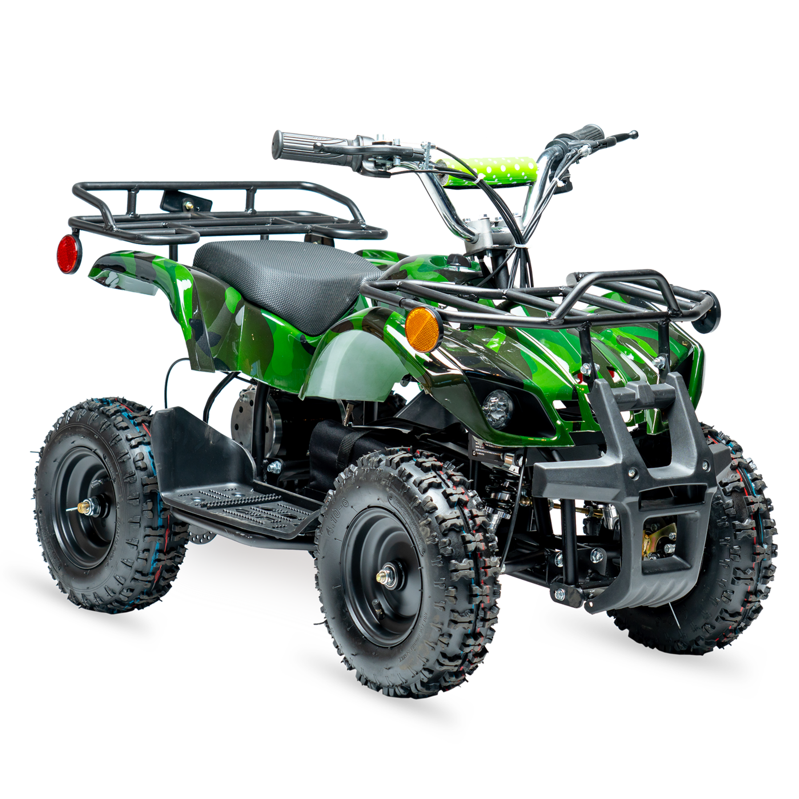 Rosso Motors eQuadX Army Camo 800W 4 Wheeler Utility ATV 36V