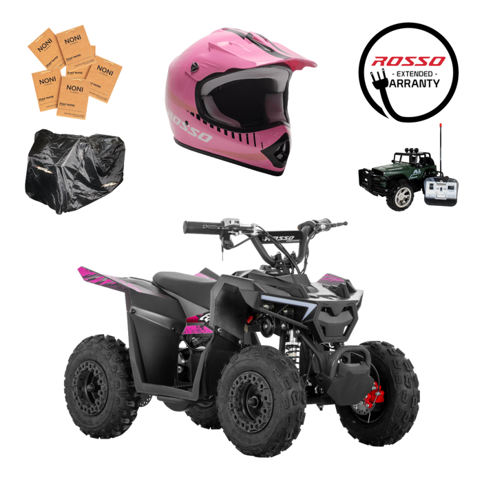 Rosso eQuad P 4-wheeler Bundle - Pink