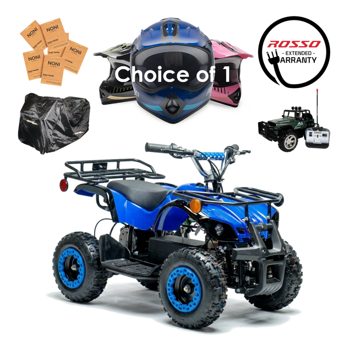Rosso eQuad X 4-wheeler Bundle - Blue