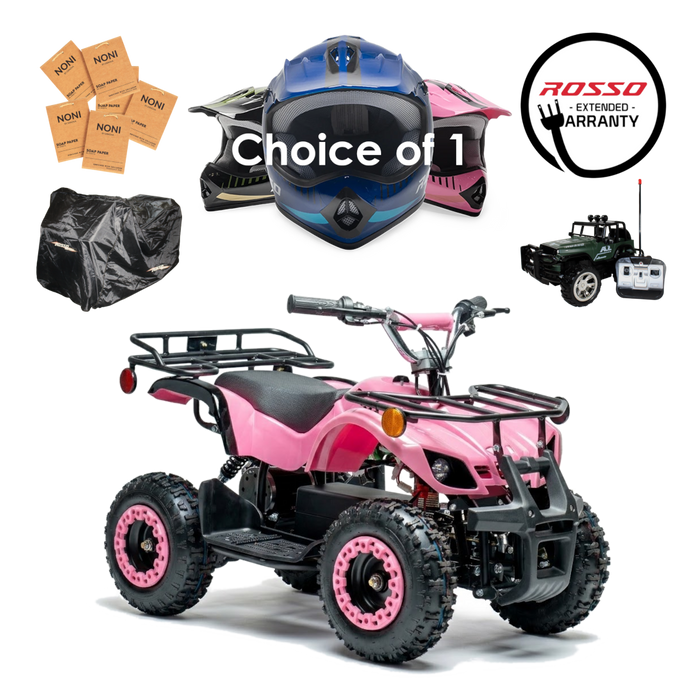 Rosso eQuad X 4-wheeler Bundle - Pink