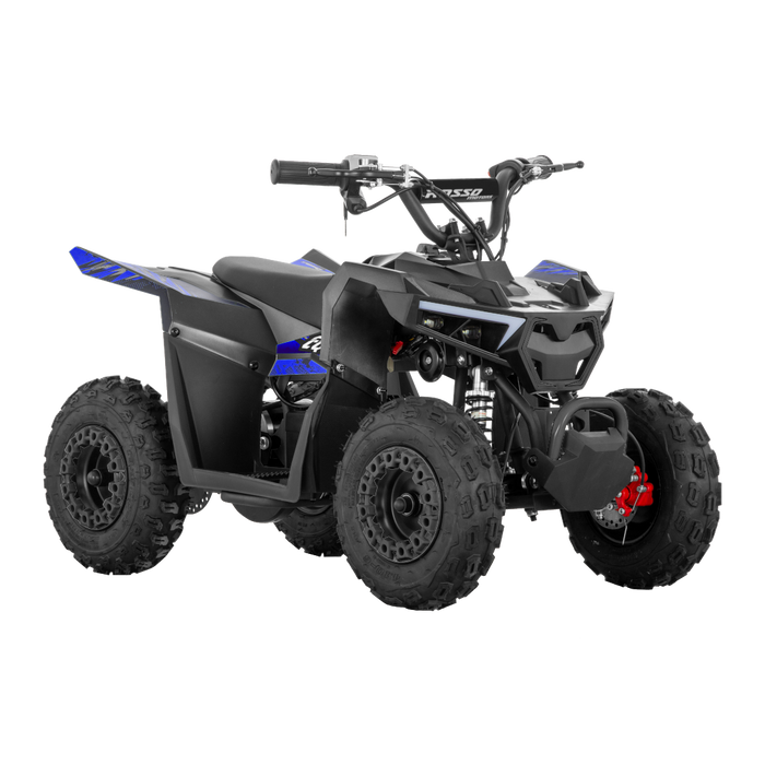 Rosso eQuad P | 1000W motor electric 4 wheeler for kids | Blue Decals Featured