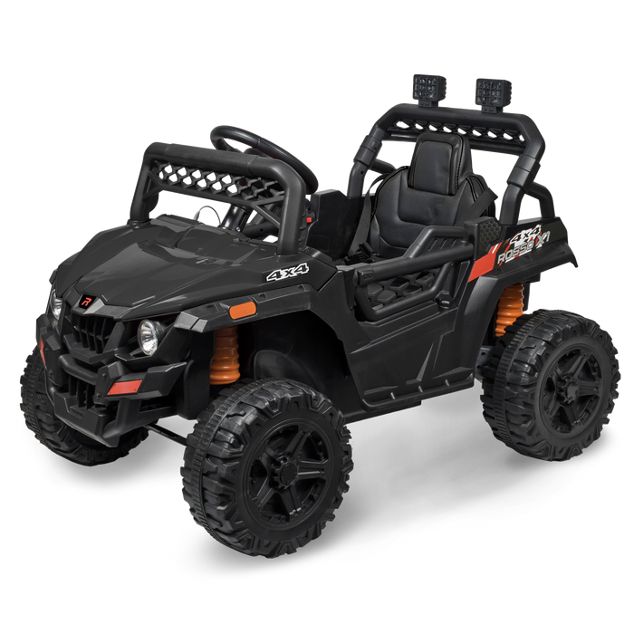 My First Rosso X1 ride-on 4 Wheeler For Kids - With Remote Control - Black