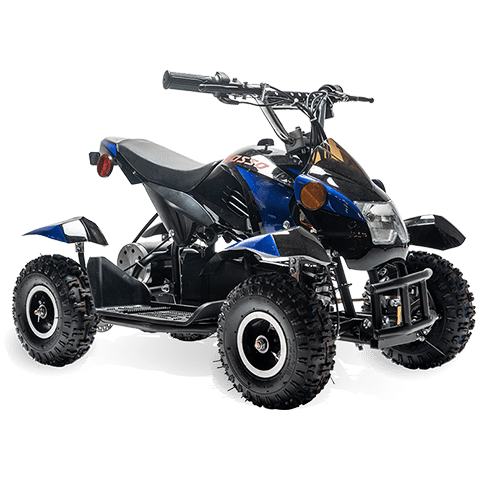 Rosso Motors eQuad S Blue 500W Kids ATV 4 Wheeler Ride On for