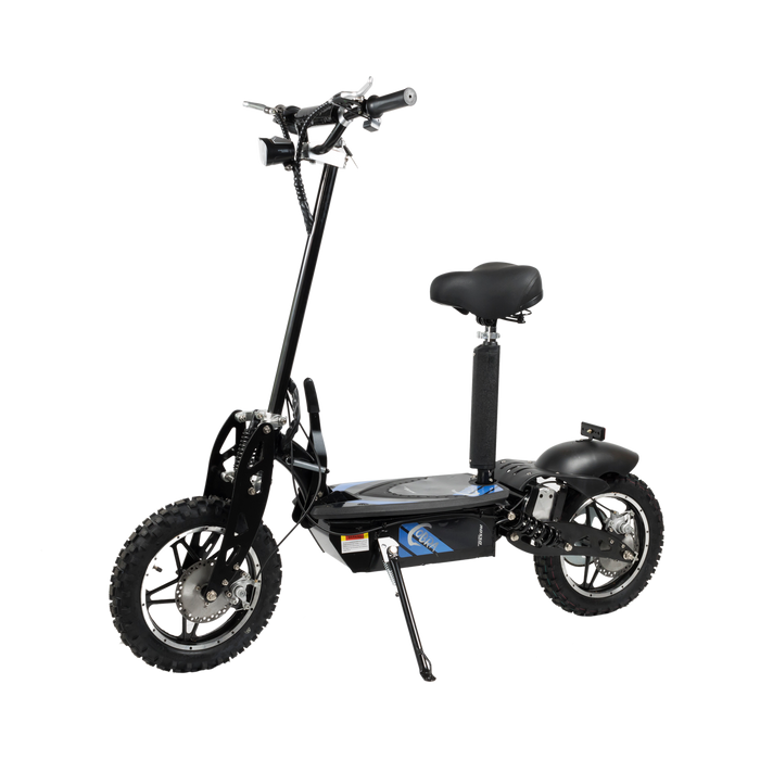 Rosso Cobra Foldable Stand Kick Electric Scooter with Seat Blue