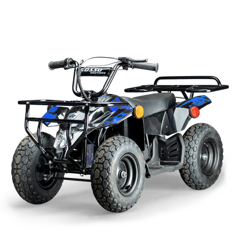 Rosso eQuad R Ride-on 4 Wheeler Surge Blue Decals