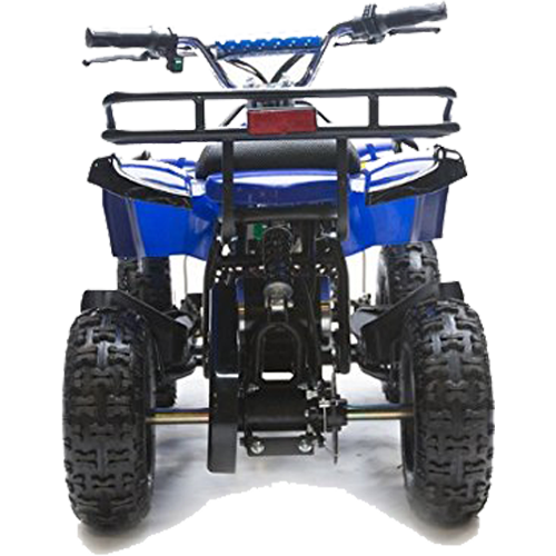 Rosso Motors eQuadX Navy Blue 800W 4 Wheeler Utility ATV 36V